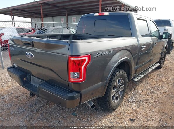 1FTEW1CP6HKC04322 2017 FORD F150 Gray Rear right