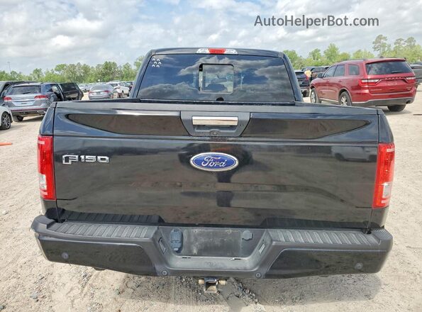 1FTEW1CP6HKC82017 2017 FORD F150 Black Հետևի տեսք
