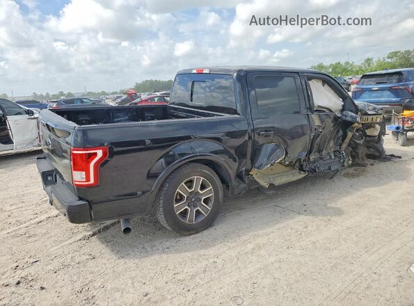 1FTEW1CP6HKC82017 2017 FORD F150 Black Հետևի աջ