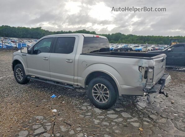 1FTEW1CP6JKC92567 2018 FORD F150 Silver Tył lewy