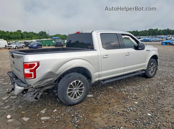 1FTEW1CP6JKC92567 2018 FORD F150 Silver Tył prawy