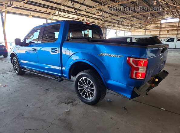 1FTEW1CP6LKF18058 2020 FORD F150 Blue Հետևի ձախ