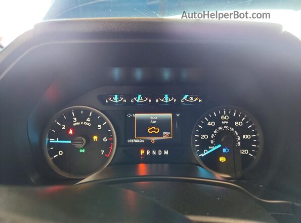 1FTEW1CP6LKF18058 2020 FORD F150 Blue Սարքավորումների վահանակի տեսք