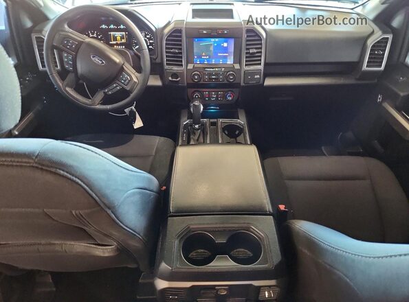 1FTEW1CP6LKF18058 2020 FORD F150 Blue Առջևի վահանակի տեսք