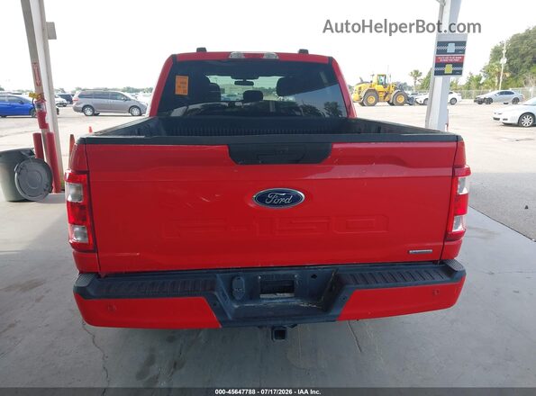 1FTEW1CP6MKD01076 2021 FORD F150 Red 