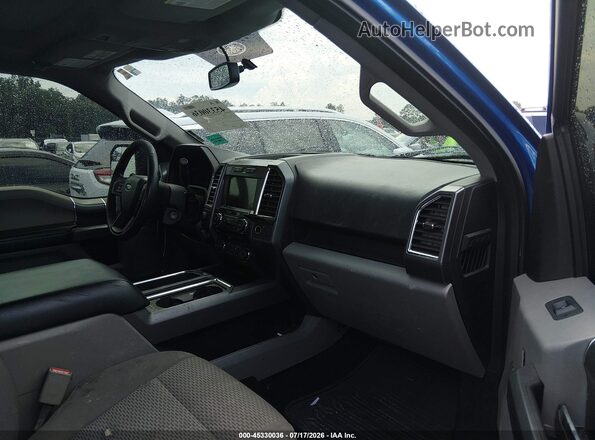 1FTEW1CP7GFD10513 2016 FORD F150 Синий Вид салона спереди