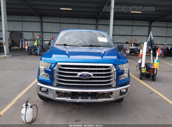 1FTEW1CP7GFD10513 2016 FORD F150 Синий Вид щитка приборов