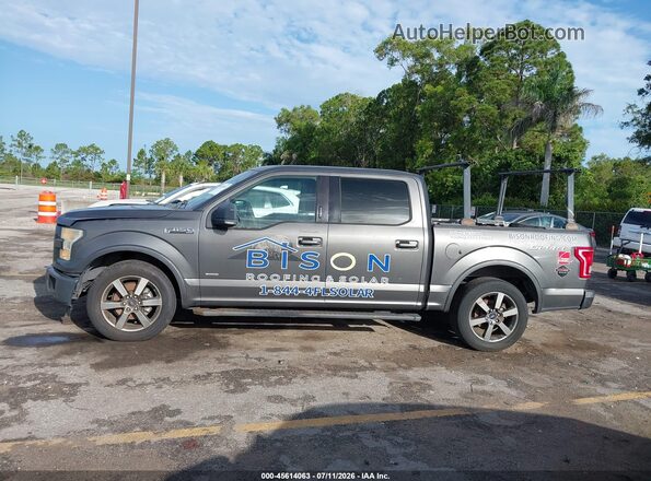 1FTEW1CP7GKD70654 2016 FORD F150 Gray სალონის 360-გრადუსიანი ხედი