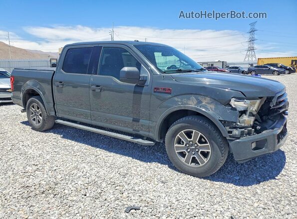1FTEW1CP7HFA34660 2017 FORD F150 Gray Առջևի աջ