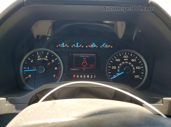 1FTEW1CP7HFA34660 2017 FORD F150 Gray Սարքավորումների վահանակի տեսք