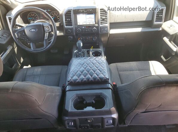 1FTEW1CP7HFA34660 2017 FORD F150 Gray Առջևի վահանակի տեսք