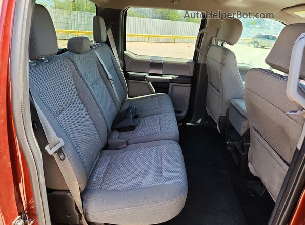 1FTEW1CP7HKC83807 2017 FORD F150 Темно-бордовый Вид задних сидений
