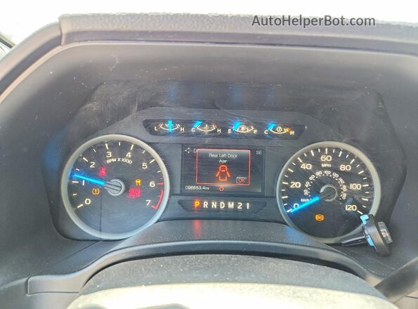 1FTEW1CP7HKC83807 2017 FORD F150 Темно-бордовый Вид щитка приборов