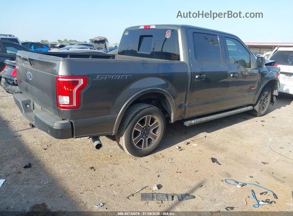 1FTEW1CP7HKD80375 2017 FORD F150 Gray Tył prawy