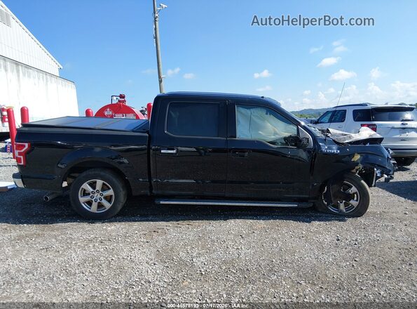 1FTEW1CP7JFD48976 2018 FORD F150 Black Вид задньої частини салону