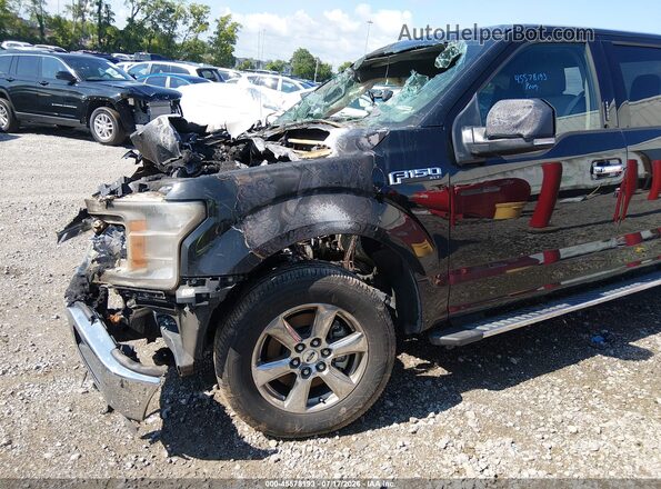 1FTEW1CP7JFD48976 2018 FORD F150 Black Вид спереду