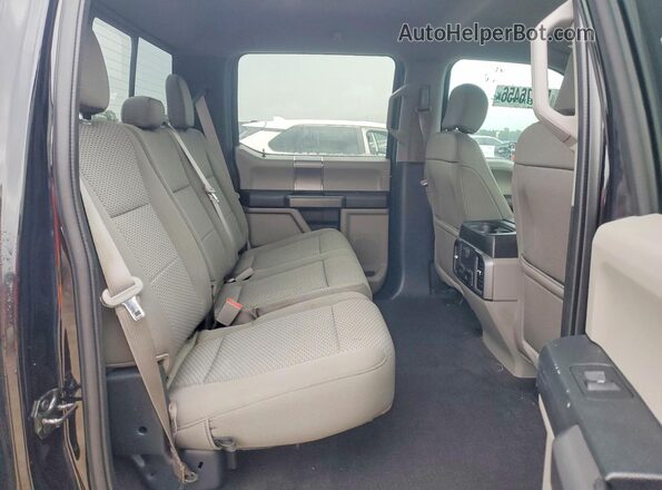 1FTEW1CP7LKE58968 2020 FORD F150 Black Widok wnętrza z tyłu
