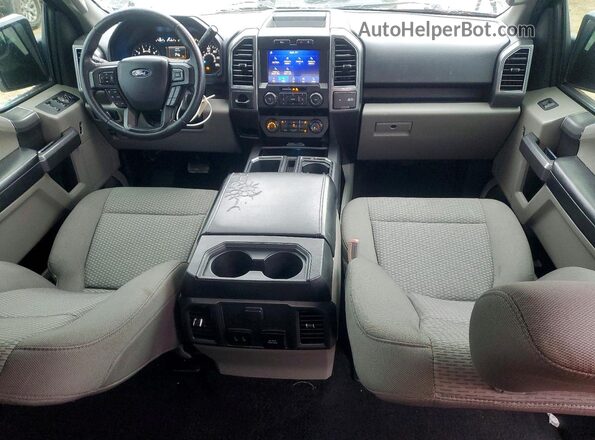 1FTEW1CP7LKE58968 2020 FORD F150 Black Widok deski rozdzielczej