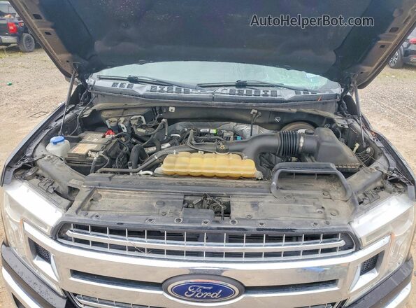 1FTEW1CP7LKE58968 2020 FORD F150 Black Widok komory silnika