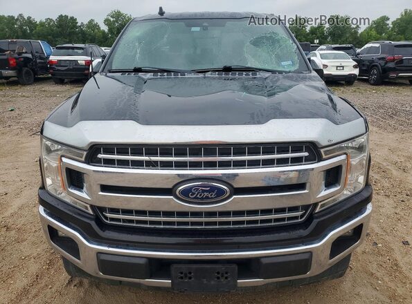 1FTEW1CP7LKE58968 2020 FORD F150 Black Widok z przodu