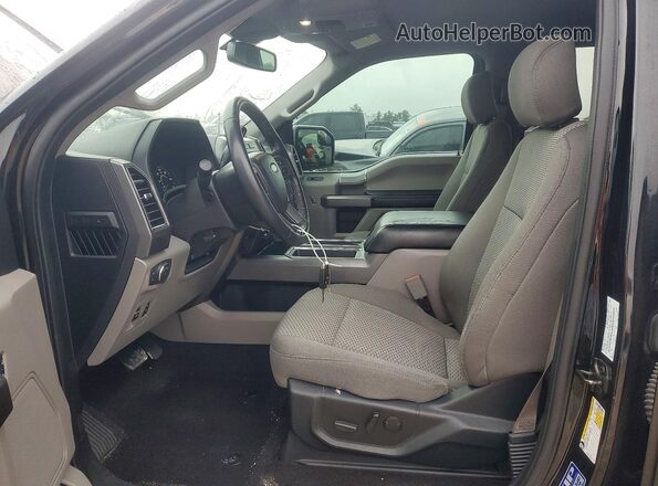 1FTEW1CP7LKE58968 2020 FORD F150 Black Widok wnętrza z przodu