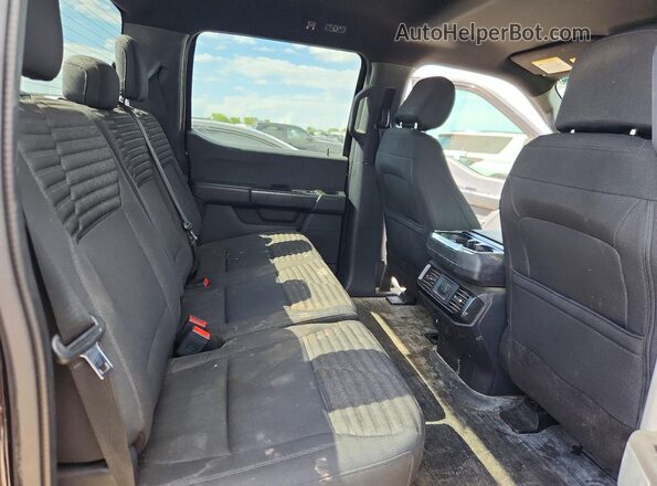 1FTEW1CP7MKE39015 2021 FORD F150 Black Հետևի նստատեղերի տեսք