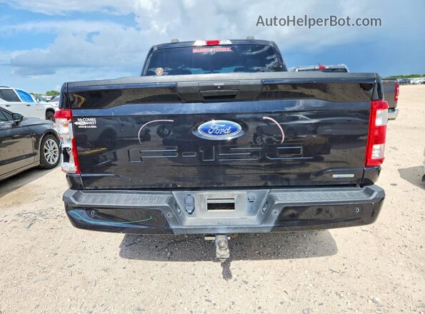 1FTEW1CP7MKE39015 2021 FORD F150 Black Հետևի տեսք