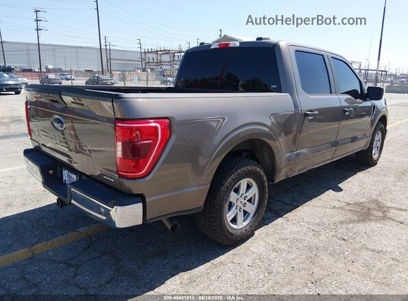 1FTEW1CP7MKE70619 2021 FORD F150 Brown Հետևի աջ