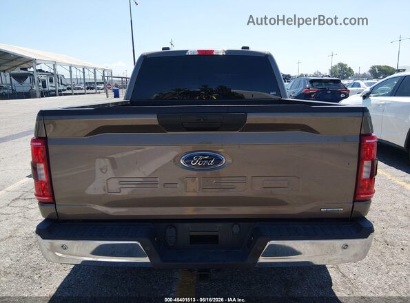 1FTEW1CP7MKE70619 2021 FORD F150 Brown 