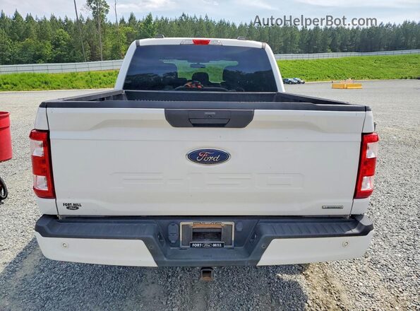 1FTEW1CP7NFA22861 2022 FORD F150 White უკანა ხედი
