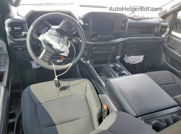 1FTEW1CP7PKE28424 2023 FORD F150 White Առջևի վահանակի տեսք