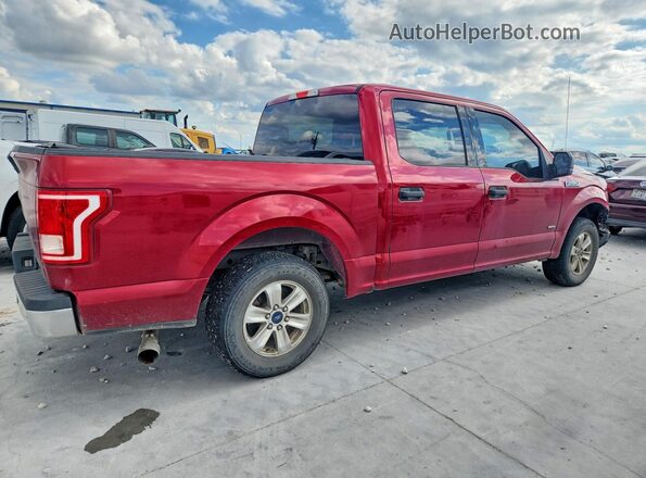 1FTEW1CP8GFD12996 2016 FORD F150 Maroon Trasero derecho
