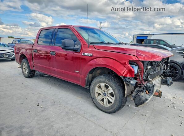 1FTEW1CP8GFD12996 2016 FORD F150 Maroon Delantero derecho