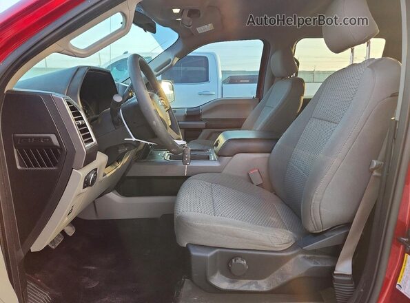 1FTEW1CP8GFD12996 2016 FORD F150 Maroon Vista interior delantera