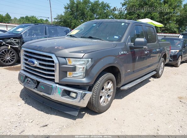 1FTEW1CP8HKC53134 2017 FORD F150 Gray წინა მარცხენა ხედი სამი მეოთხედიდან
