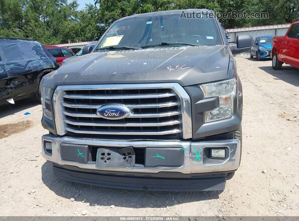 1FTEW1CP8HKC53134 2017 FORD F150 Gray წინა ხედი