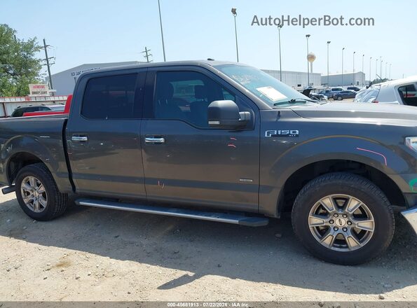 1FTEW1CP8HKC53134 2017 FORD F150 Gray უკანა სალონის ხედი