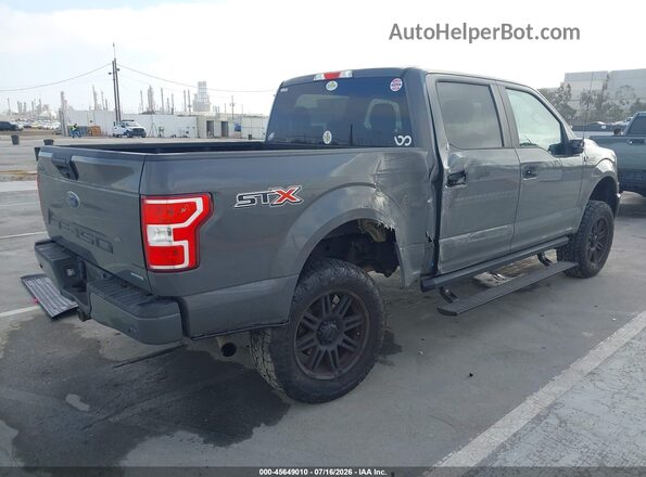 1FTEW1CP8JFB86307 2018 FORD F150 Gray უკანა მარჯვენა