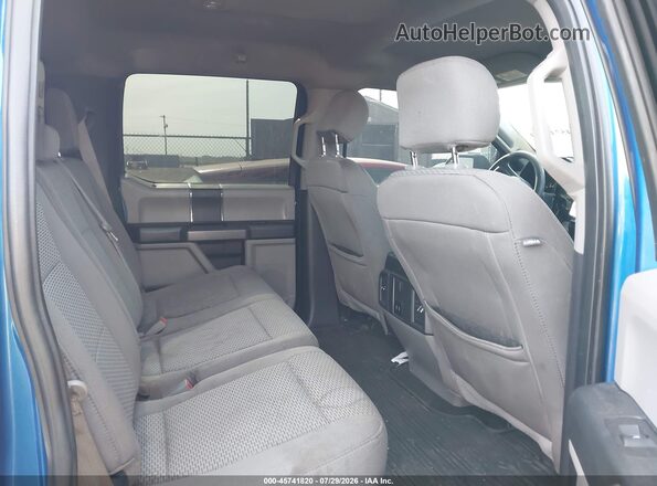 1FTEW1CP8JKE59771 2018 FORD F150 Blue Widok naklejki z numerem VIN