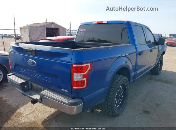 1FTEW1CP8JKE59771 2018 FORD F150 Blue Tył prawy