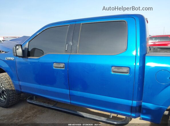 1FTEW1CP8JKE59771 2018 FORD F150 Blue Widok wnętrza 360 stopni