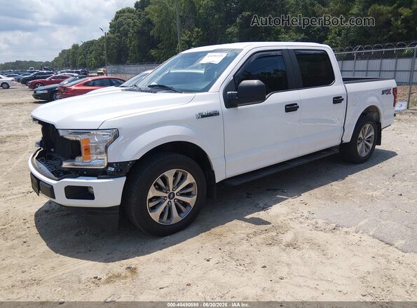 1FTEW1CP8JKF20388 2018 FORD F150 White Առջևի ձախ երեք քառորդ տեսարան