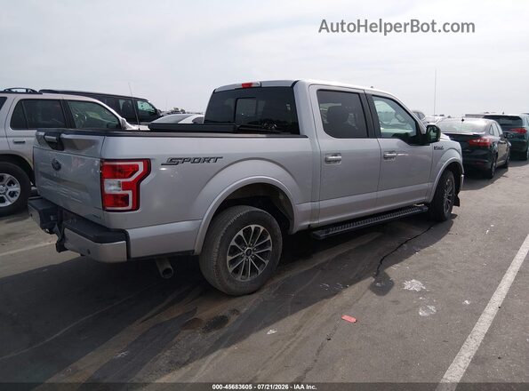 1FTEW1CP8JKF98489 2018 FORD F150 Silver Հետևի աջ