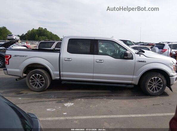 1FTEW1CP8JKF98489 2018 FORD F150 Silver Սալոնի հետևի տեսք