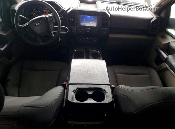 1FTEW1CP8LKE58817 2020 FORD F150 Black Dashboard view