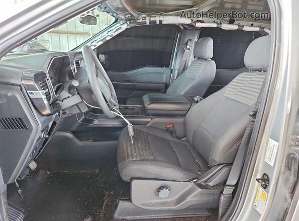 1FTEW1CP8MKE74873 2021 FORD F150 Серебряный Вид салона спереди