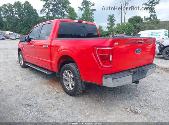 1FTEW1CP8MKF12084 2021 FORD F150 Red Հետևի ձախ