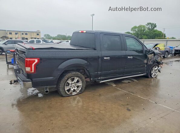 1FTEW1CP9GKD63284 2016 FORD F150 Black Հետևի աջ