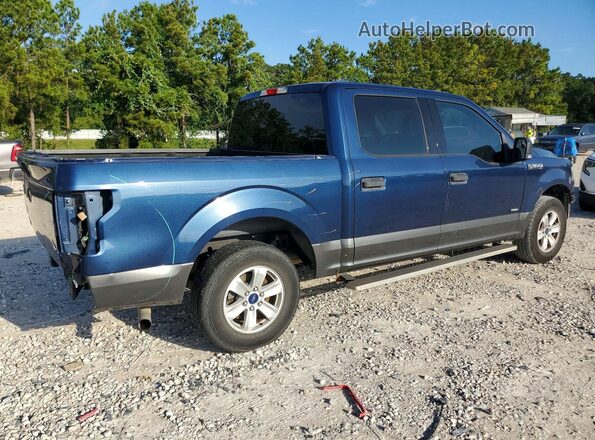 1FTEW1CP9GKE01161 2016 FORD F150 Blue Trasero derecho