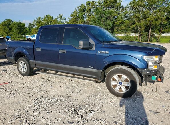 1FTEW1CP9GKE01161 2016 FORD F150 Blue Delantero derecho